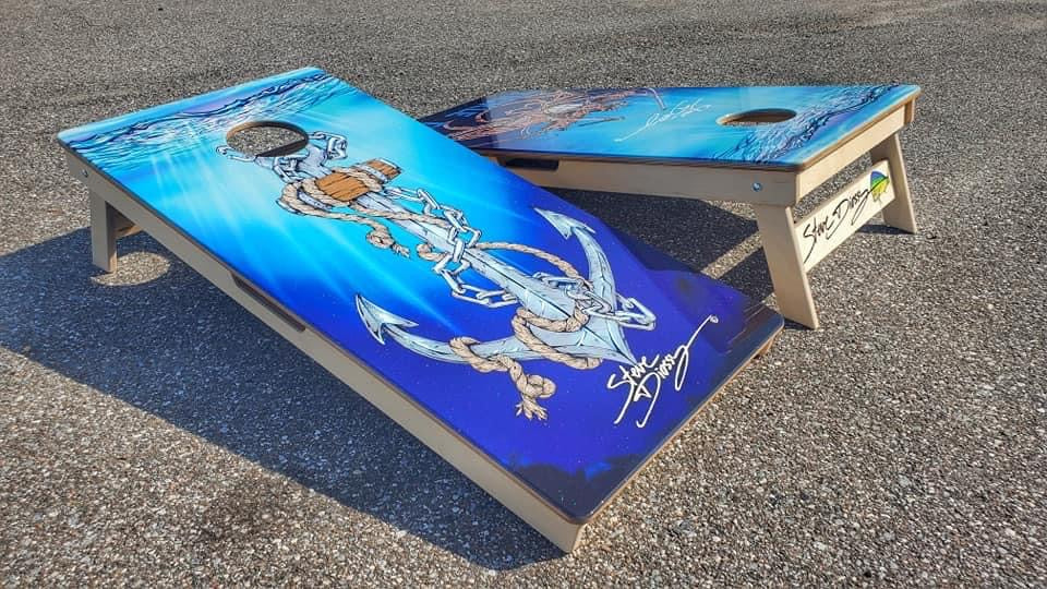 Cornhole Boards - Custom Theme