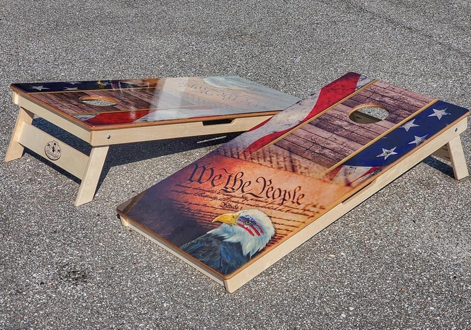 Cornhole Boards - Custom Theme