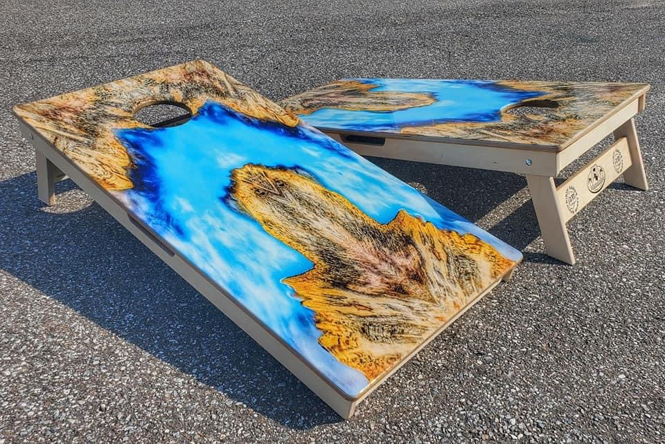 Cornhole Boards - Custom Theme